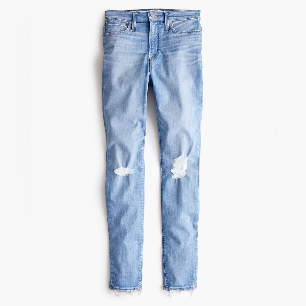 J. Crew Curvy toothpick jean in medium blue